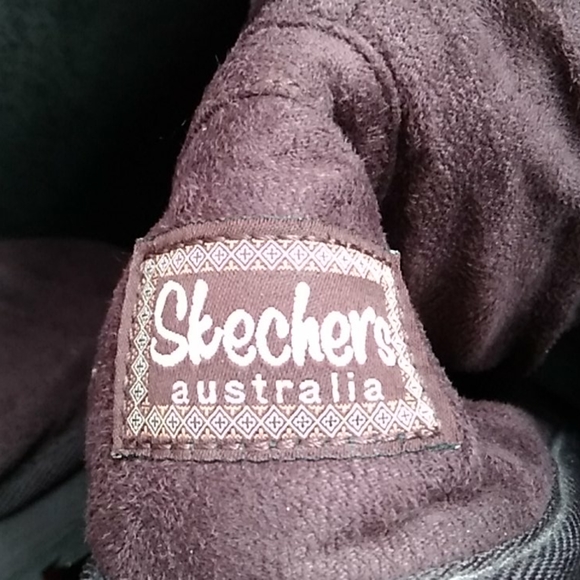 Like NEW Skechers Chocolate Suade/ Fur Top - Picture 6 of 12